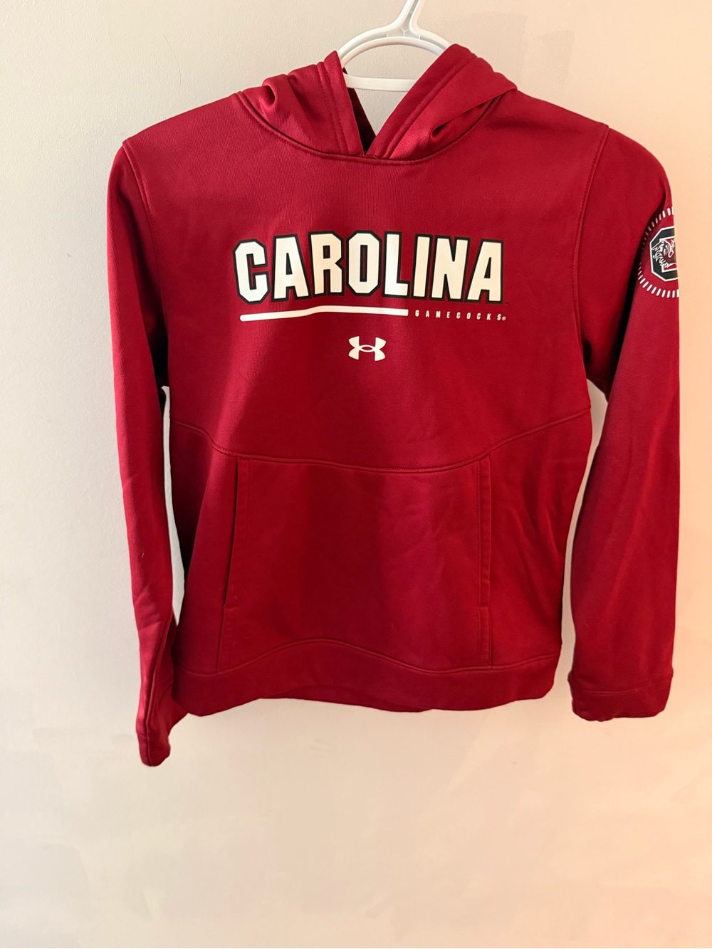 Under Armour Red 'Carolina' Hooded Sweatshirt